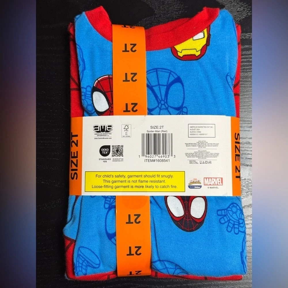 Spider-Man 4pc pajama set